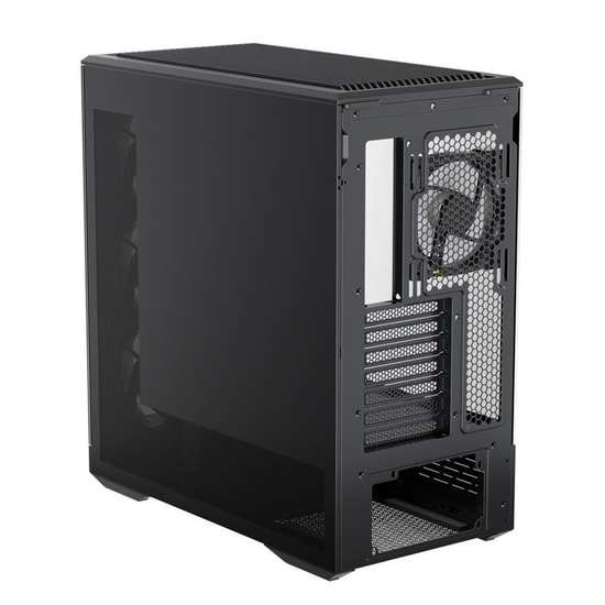 1st Player GM7 BTF Siyah ATX Bilgisayar Kasası (GM7-BTF-BLK-4F) - 4x12cm ARGB Fan, Temperli Cam, Type-C, USB 3.0