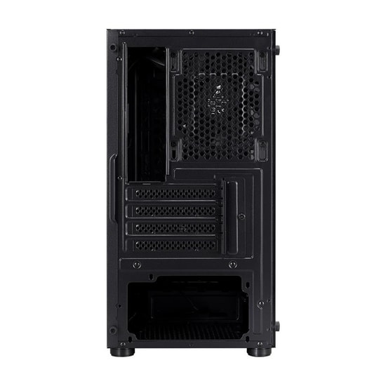1st Player Black Sir B5M Siyah 400W M-ATX Kasa (B5M-BLK-3F-400W) - Temperli Cam, 3x12cm Fan, USB 3.0, 400W PSU