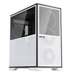 1st Player IF8 BTF Beyaz ARGB E-ATX Kasa (IF8-BTF-WHT-4F) - 4x12cm Ters Fan, Temperli Cam, Mesh, Type-C, USB 3.0