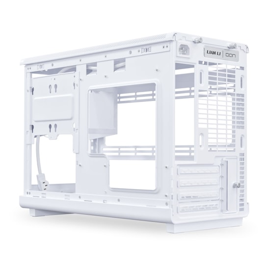 Lian Li Dan Case A3 Beyaz (G99.A3W-WD.00) M-ATX Mini-Tower Kasa - Ahşap Detay, 360mm Radyatör, 415mm GPU Desteği