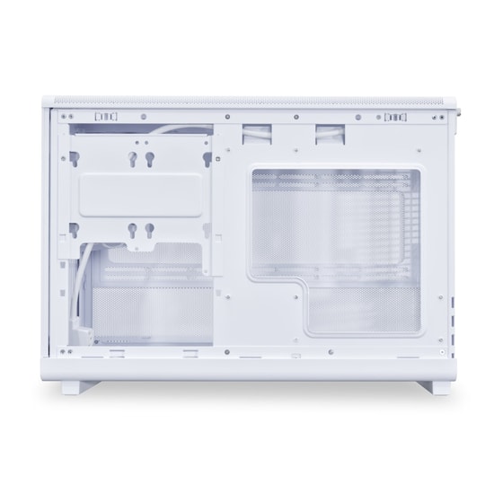 Lian Li Dan Case A3 Beyaz (G99.A3W-WD.00) M-ATX Mini-Tower Kasa - Ahşap Detay, 360mm Radyatör, 415mm GPU Desteği