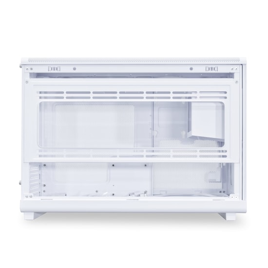 Lian Li Dan Case A3 Beyaz (G99.A3W-WD.00) M-ATX Mini-Tower Kasa - Ahşap Detay, 360mm Radyatör, 415mm GPU Desteği