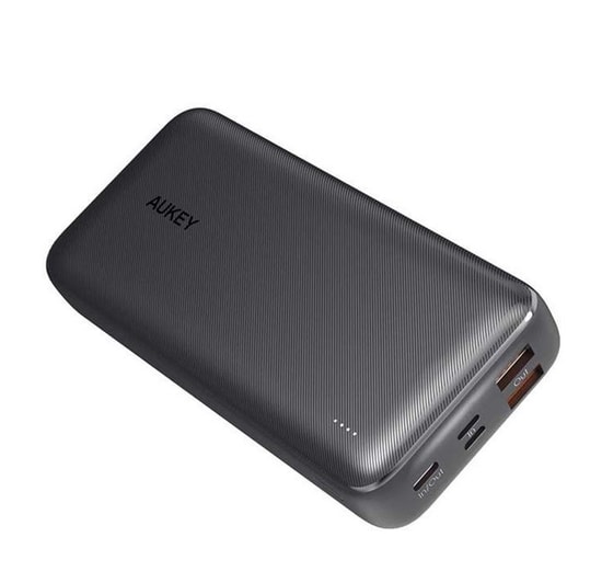 Aukey PB-N74S 20000mAh Siyah Powerbank - 22.5W Hızlı Şarj, PD 3.0, QC 3.0, Micro-USB ve Type-C Giriş/Çıkış Özelliği