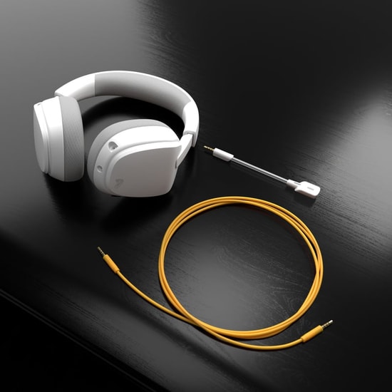 Glorious GLO-A-1PC-WHT Eternal Kablolu Beyaz Mikrofonlu Oyuncu Kulaklığı - Ergonomik Tasarım, 2 Yıl Garanti