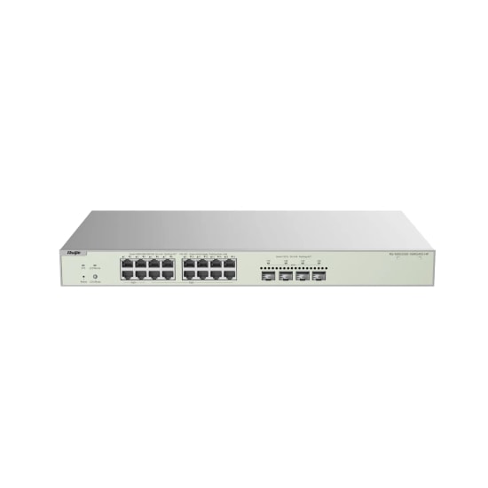 Ruijie Reyee RG-NBS3300-16MG4XS-HP 16 Port Multi-Gigabit Switch - L2 Managed, 4x PoE++ Port, 4x 10G SFP+ Uplink