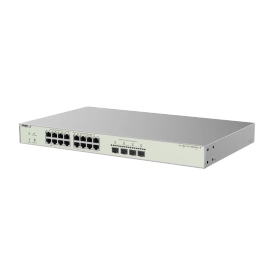 Ruijie Reyee RG-NBS3300-16MG4XS-HP 16 Port Multi-Gigabit Switch - L2 Managed, 4x PoE++ Port, 4x 10G SFP+ Uplink