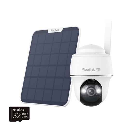 Reolink Go PT Plus 5MP 4mm 4G Güvenlik Kamerası - Solar Panel, Bataryalı, 10m Gece Görüşü, Sesli PT Kamera