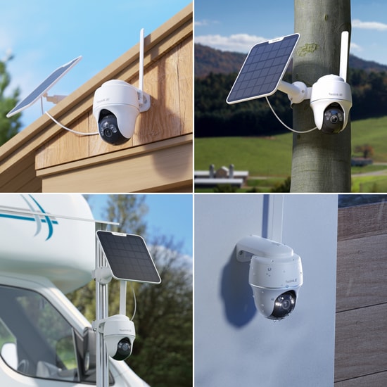 Reolink Go PT Plus 5MP 4mm 4G Güvenlik Kamerası - Solar Panel, Bataryalı, 10m Gece Görüşü, Sesli PT Kamera