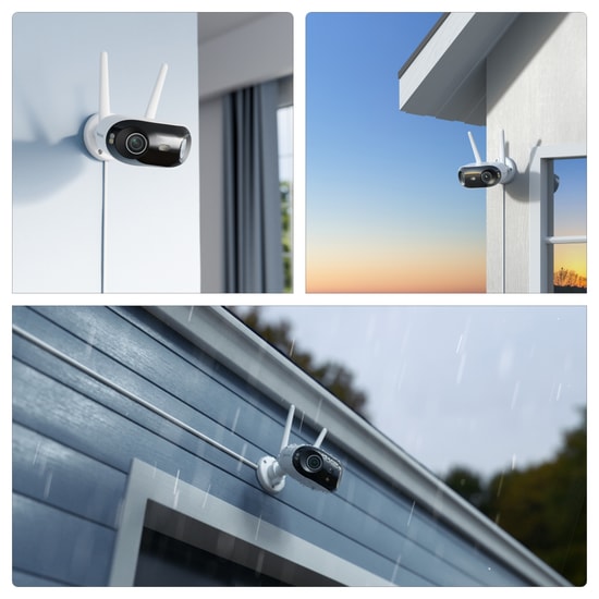 Reolink Elite 8MP 2.8mm Wi-Fi Güvenlik Kamerası (ELITE-2.8MM-8MP-30METRE-WIFI) - 180 Panoramik, 30m Gece Görüşü