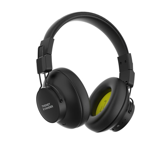 Thonet Vander Klassik Siyah Bluetooth 5.0 Kulak Üstü Kulaklık (HK096-03665) - Aktif Gürültü Önleme, 24 Ay Garanti