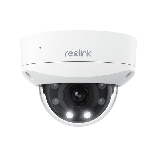 Reolink P437 8MP 2.7-13.5mm Lens PoE IP Dome Güvenlik Kamerası - 5X Optik Zoom, 30m Gece Görüş, IK10, Çift Yönlü Ses