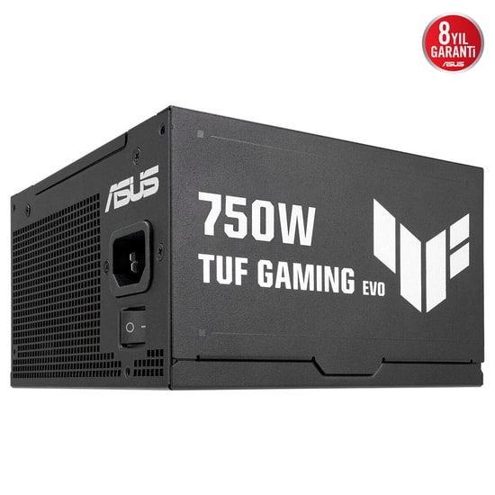 Asus TUF Gaming 750G 750W 80+ Gold Tam Modüler Güç Kaynağı - ATX 3.1, PCIe 5.1, 12V-2x6, 8 Yıl Garanti, EVO