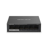 TP-Link Mercusys MS106LP 6 Port Masaüstü Switch - 4 Port 10/100Mbps PoE+ (40W), 2 Uplink, Metal Kasa, Yönetilemez