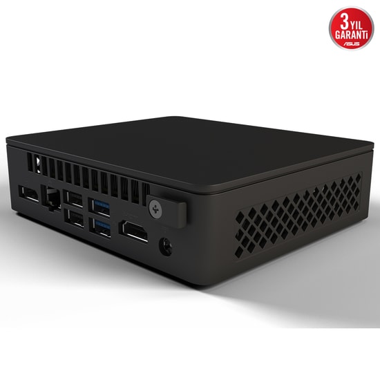 ASUS NUC12WSHI5 Pro Barebone Mini PC (NUC12WSHI5) - Intel i5-1240P, Iris Xe, WiFi 6E, BT, RAM/Disk Yok, FreeDOS