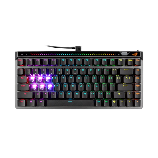 ASUS ROG Falchion Ace 75HE İngilizce Mekanik Oyuncu Klavyesi - Kablolu, Low Profile, PBT, Manyetik Siviç, RGB