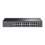 TP-Link LS1024G 24 Port Gigabit Switch - 10/100/1000 Mbps, Rackmount Metal Kasa, Yönetilemez Ağ Anahtarı, QoS Desteği