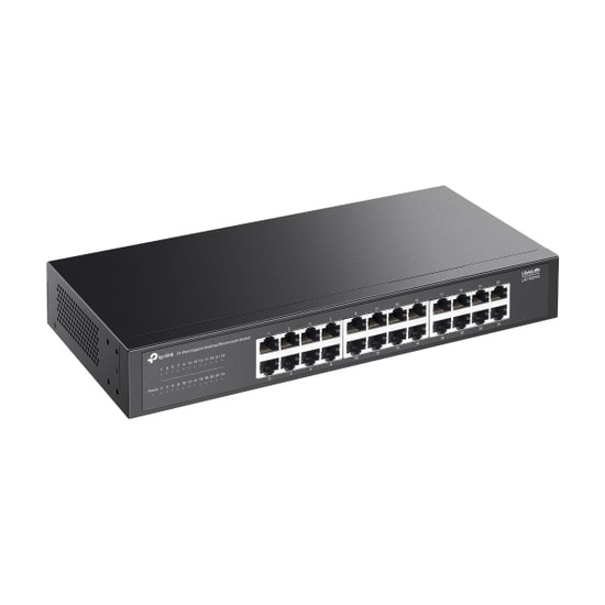 TP-Link LS1024G 24 Port Gigabit Switch - 10/100/1000 Mbps, Rackmount Metal Kasa, Yönetilemez Ağ Anahtarı, QoS Desteği