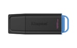 Kingston DataTraveler Exodia G2 128GB USB 3.2 Gen 1 Flash Bellek (DTXG2/128GB) - Siyah/Mavi, USB Type-A, NAND