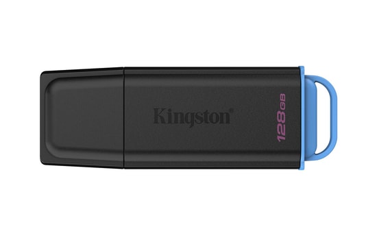 Kingston DataTraveler Exodia G2 128GB USB 3.2 Gen 1 Flash Bellek (DTXG2/128GB) - Siyah/Mavi, USB Type-A, NAND