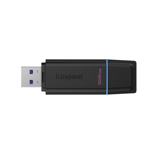 Kingston DataTraveler Exodia G2 128GB USB 3.2 Gen 1 Flash Bellek (DTXG2/128GB) - Siyah/Mavi, USB Type-A, NAND
