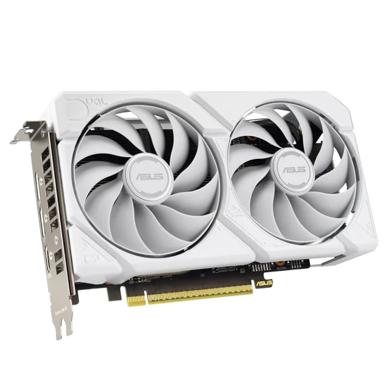 Asus Dual Radeon RX 9060 XT 16GB GDDR6 Beyaz Ekran Kartı - 128 Bit, 3250 MHz, RDNA 4.0, HDMI 2.1b, 2xDP 2.1a, DX12, VSR
