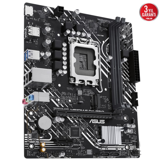 Asus Prime H610M-F D4 R2.0 LGA1700 DDR4 Anakart - Intel H610, 3200MHz, HDMI, M.2, PCIe 4.0, mATX, Armoury Crate