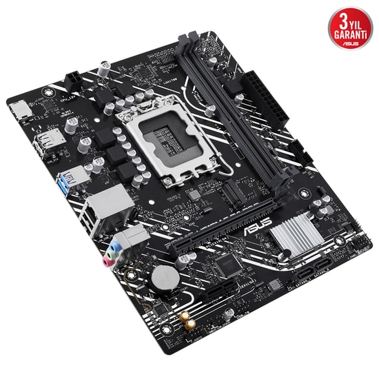 Asus Prime H610M-F D4 R2.0 LGA1700 DDR4 Anakart - Intel H610, 3200MHz, HDMI, M.2, PCIe 4.0, mATX, Armoury Crate