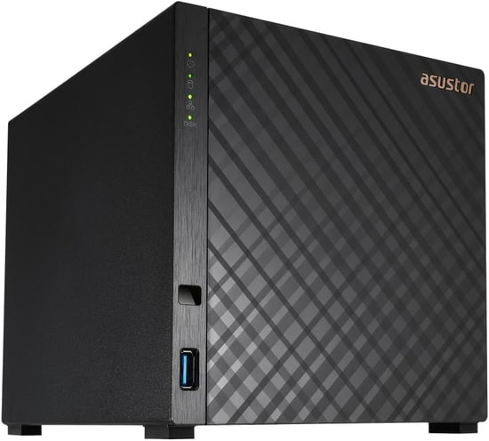 Asustor AS1204T 4-Yuvalı NAS Depolama - Quad-Core 1.7GHz CPU, 2.5GbE Port, 3xUSB 3.0, 4K Media Center