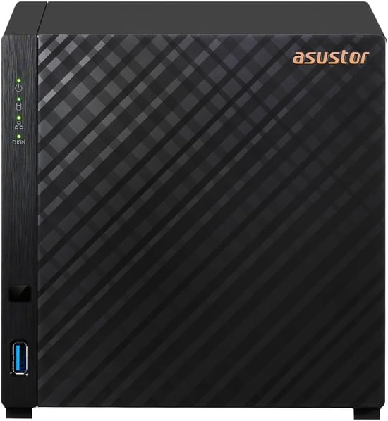 Asustor AS1204T 4-Yuvalı NAS Depolama - Quad-Core 1.7GHz CPU, 2.5GbE Port, 3xUSB 3.0, 4K Media Center