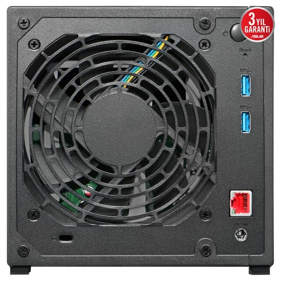 Asustor AS1204T 4-Yuvalı NAS Depolama - Quad-Core 1.7GHz CPU, 2.5GbE Port, 3xUSB 3.0, 4K Media Center