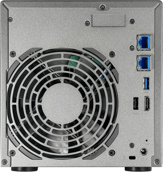 Asustor AS6704T V2 4 Yuvalı NAS Depolama Ünitesi - Intel N5105, 4GB RAM, 2x 2.5GbE, 4x M.2 NVMe SSD Desteği