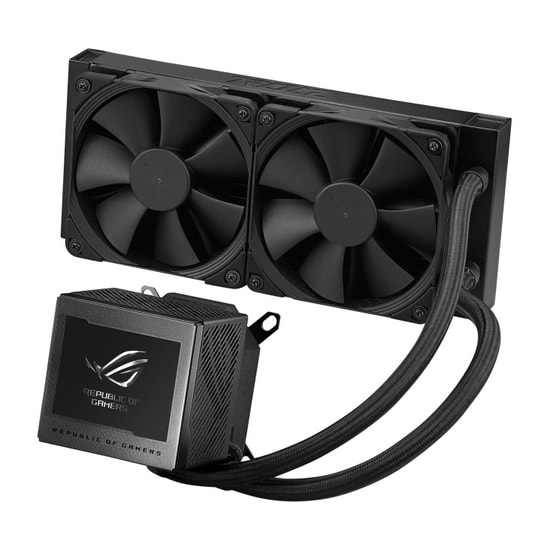 Asus ROG RYUJIN III 240 OLED LCD Sıvı Soğutucu - 240mm Radyatör, 2x120mm Fan, 3.5 inç LCD, ARGB, LGA1851/1700 Uyumlu