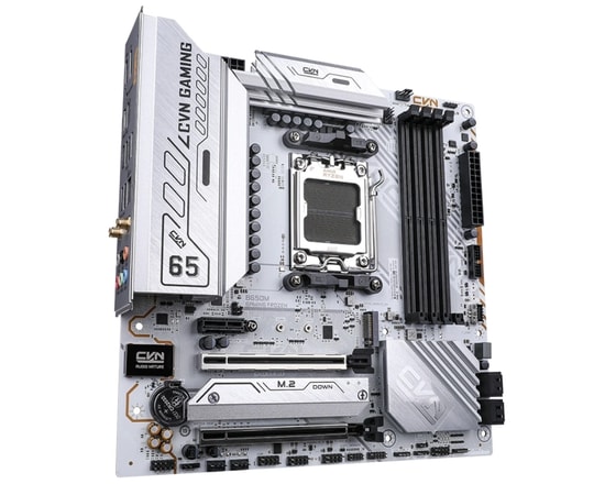 Colorful CVN B650M GAMING FROZEN WIFI 6 V14 DDR5 7600Mhz Anakart - AM5, mATX, 3xM.2, PCIe 5.0, 192GB RAM Destek