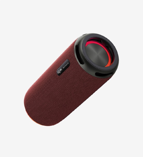LinkTech LPS-R124 Premium IPX4 Kırmızı Işıklı Bluetooth Hoparlör - 7.5W Stereo, FM Radyo, RGB, Suya Dayanıklı, 1500mAh