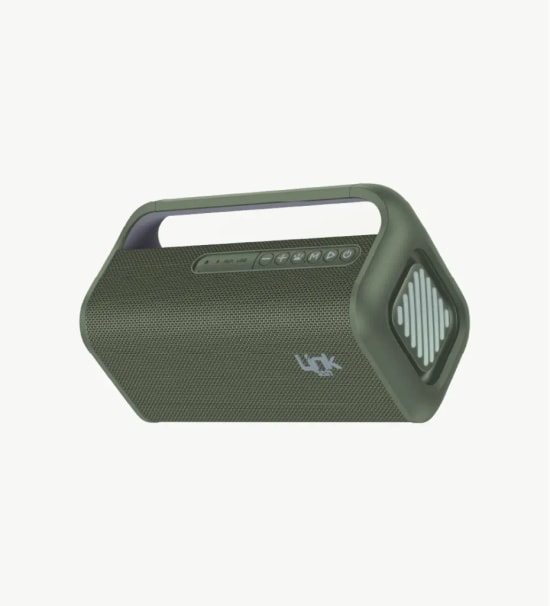 LinkTech M417 Premium IPX5 Işıklı Taşınabilir Mavi Bluetooth Hoparlör - TWS, 60W Ses, 3000mAh Pil, Dinamik RGB, USB‑C