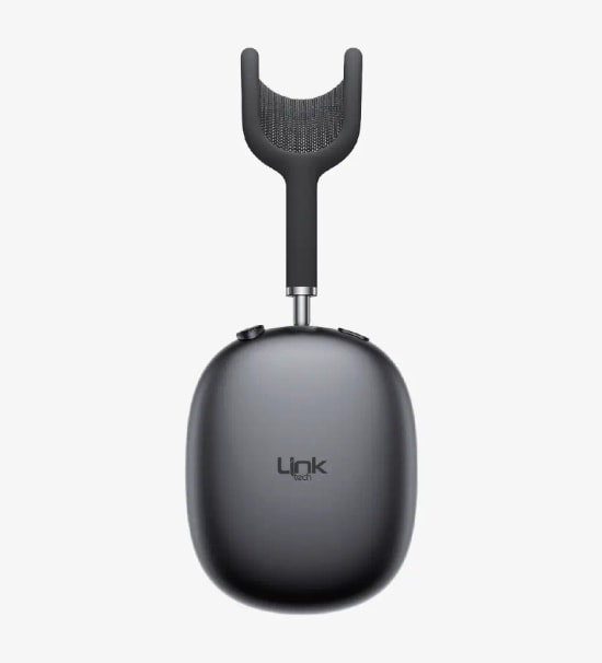LinkTech LPH-HP10 Kulak Üstü Gri Bluetooth 5.4 Kulaklık - 800mAh Pil, USB-C, MicroSD, AUX, Mikrofonlu, Sesli Asistan