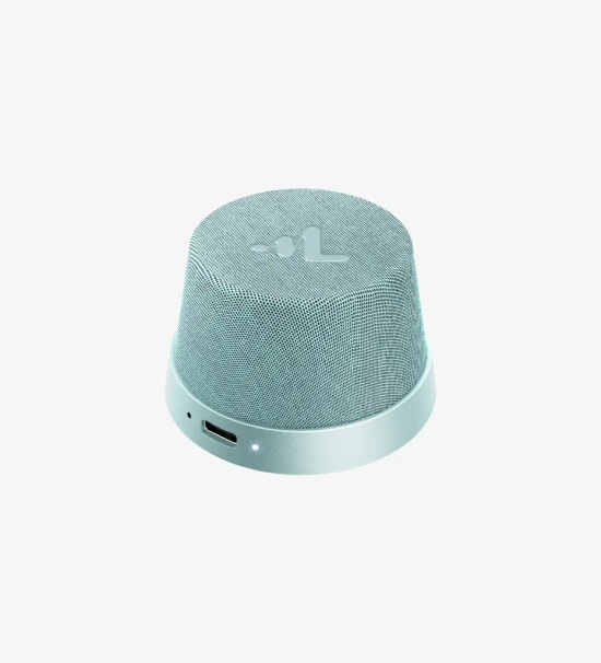 LinkTech BM8 TWS Açık Mavi Mini Manyetik Bluetooth Hoparlör LPS-BM8 - V5.3, 3W, IPX6 Su Geçirmez, 12 Saat Çalma Süresi