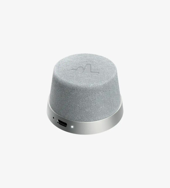 LinkTech BM8 TWS Gümüş Mini Manyetik Bluetooth Hoparlör LPS-BM8 - V5.3, 3W, IPX6 Su Geçirmez, 12 Saat Çalma Süresi