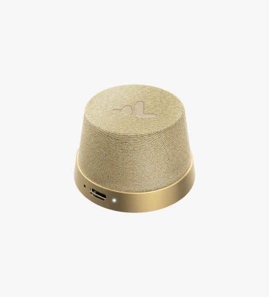 LinkTech BM8 TWS Altın Mini Manyetik Bluetooth Hoparlör LPS-BM8 - V5.3, 3W, IPX6 Su Geçirmez, 12 Saat Çalma Süresi