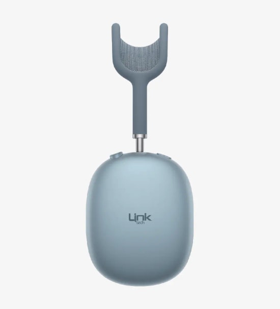 LinkTech LPH-HP10 Kulak Üstü Mavi Bluetooth 5.4 Kulaklık - 800mAh Pil, USB-C, MicroSD, AUX, Mikrofonlu, Sesli Asistan
