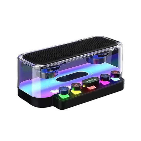 Nettech Z6 Minibox Siyah Bluetooth Hoparlör - Kablosuz Stereo, Type-C Şarjlı, FM Radyo, Suya Dayanıklı, 10 Metre