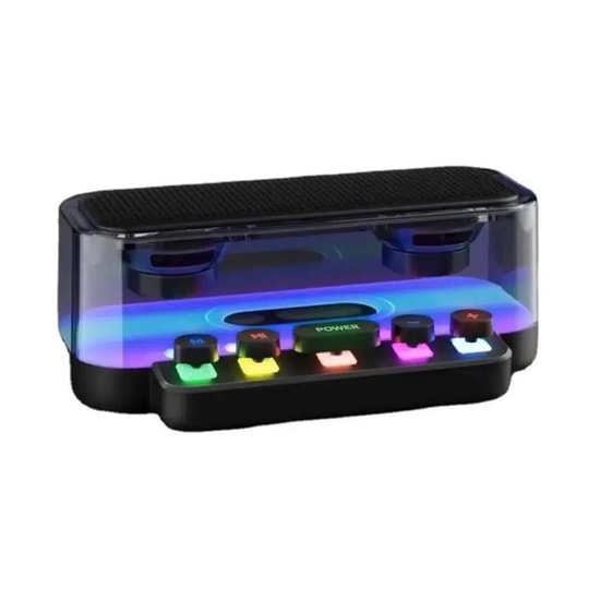 Nettech Z6 Minibox Siyah Bluetooth Hoparlör - Kablosuz Stereo, Type-C Şarjlı, FM Radyo, Suya Dayanıklı, 10 Metre