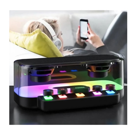 Nettech Z6 Minibox Siyah Bluetooth Hoparlör - Kablosuz Stereo, Type-C Şarjlı, FM Radyo, Suya Dayanıklı, 10 Metre