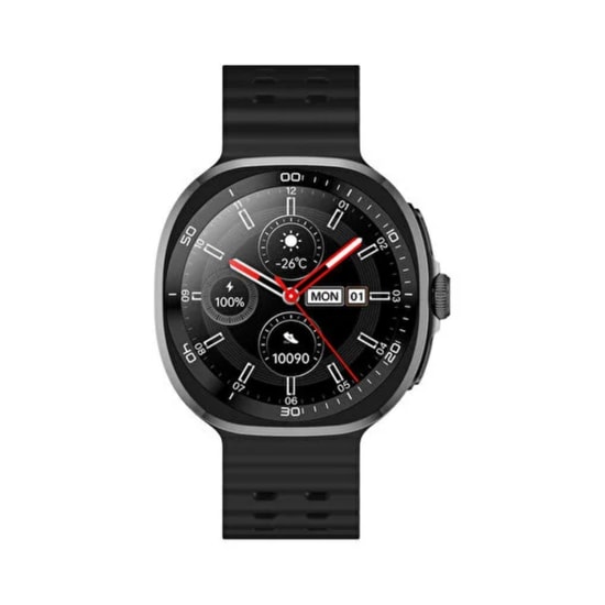 Tecno Watch Neo WN01 Siyah Akıllı Saat (TECNO-WATCH-NEO-WN01) - 900 mAh Pil, Alüminyum Gövde, Uyku Takibi, Adım Sayar