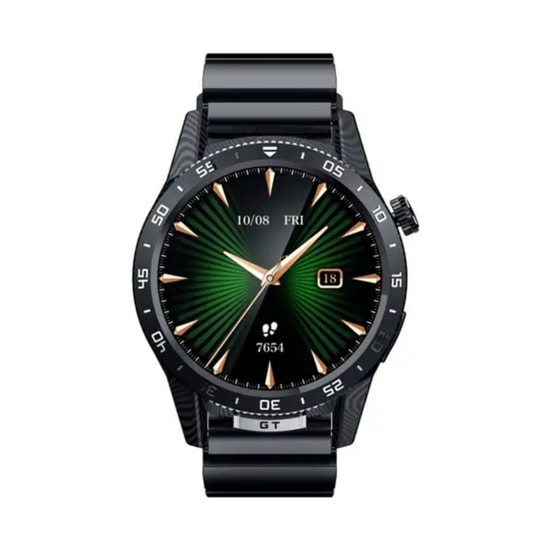 Tecno Watch GT WGT01 Siyah Akıllı Saat (TECNO-WATCH-GT-WGT01-SIYAH) - 900 mAh Pil, Alüminyum Gövde, Adım Sayar