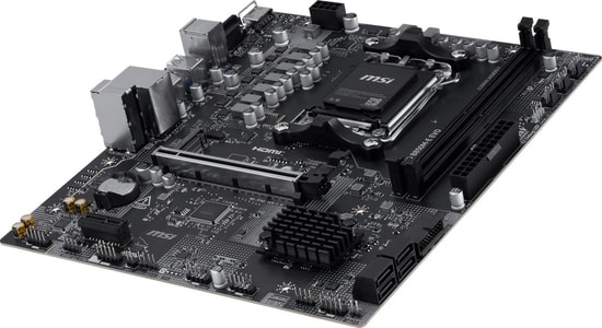 MSI PRO B850M-E EVO AM5 DDR5 Anakart - 8200MHz(OC), HDMI, VGA, M.2, USB 5Gbps, 2.5G LAN, mATX Form Faktörü