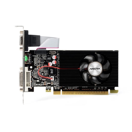 Arktek GeForce GT710 2GB DDR3 Ekran Kartı (AKN710D3S2GL1) - 64 Bit, DVI, HDMI, VGA, Düşük Profil, Nvidia PhysX
