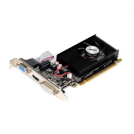 Arktek GeForce GT710 2GB DDR3 Ekran Kartı (AKN710D3S2GL1) - 64 Bit, DVI, HDMI, VGA, Düşük Profil, Nvidia PhysX