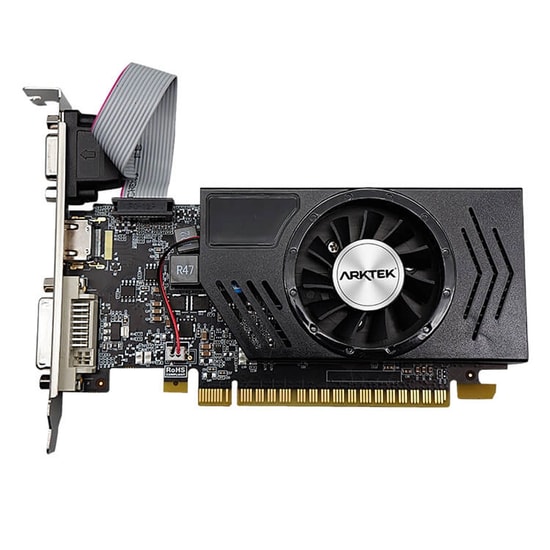 Arktek GeForce GT730 2GB DDR3 Ekran Kartı (AKN730D3S2GL1) - 128 Bit, Low Profile, DVI, HDMI, VGA, 700MHz, 2 GB Bellek