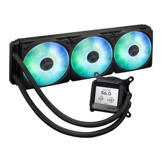 Asus Prime LC 360 ARGB LCD 360mm İşlemci Sıvı Soğutucu (90RC00Z1-B0EAY0) - 3x120mm PWM Fan, Intel ve AMD Uyumlu